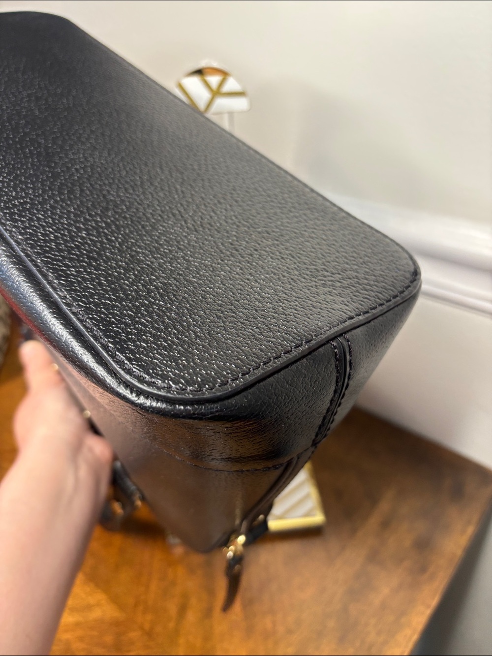 Kate Spade Wellesley Small Rachelle Black Pebbled Leather Satchel - Picture 8 of 16